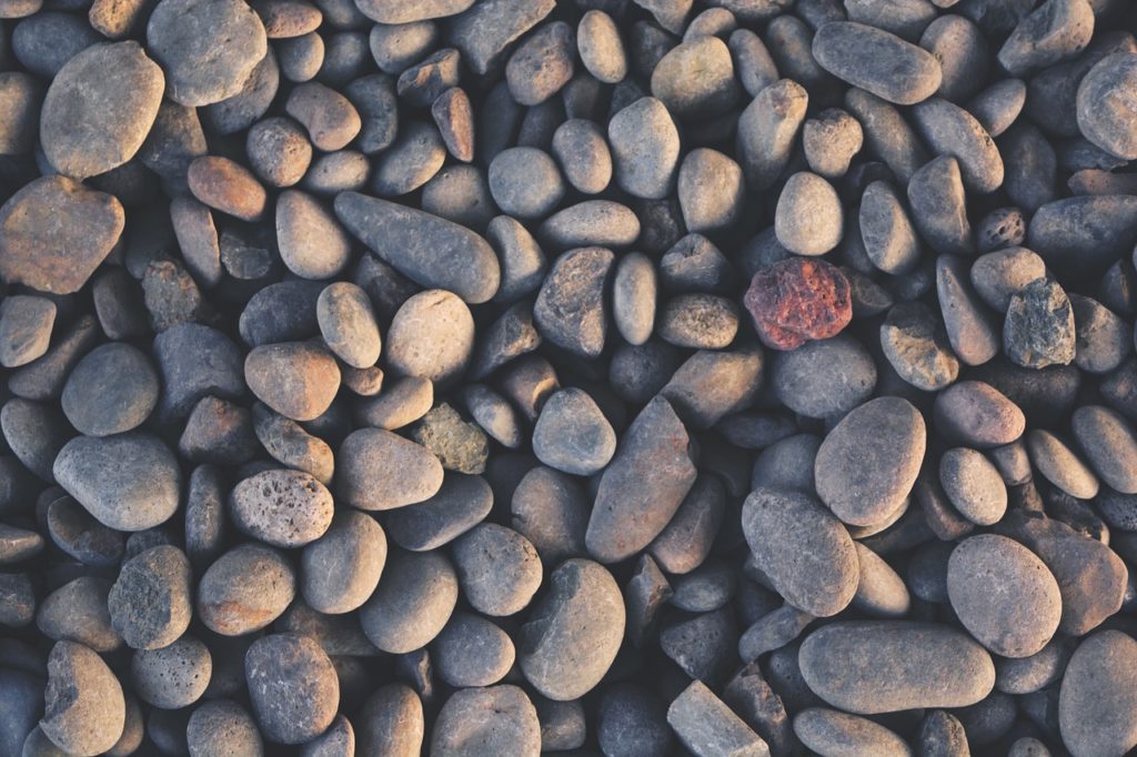 pebbles, stones, ground